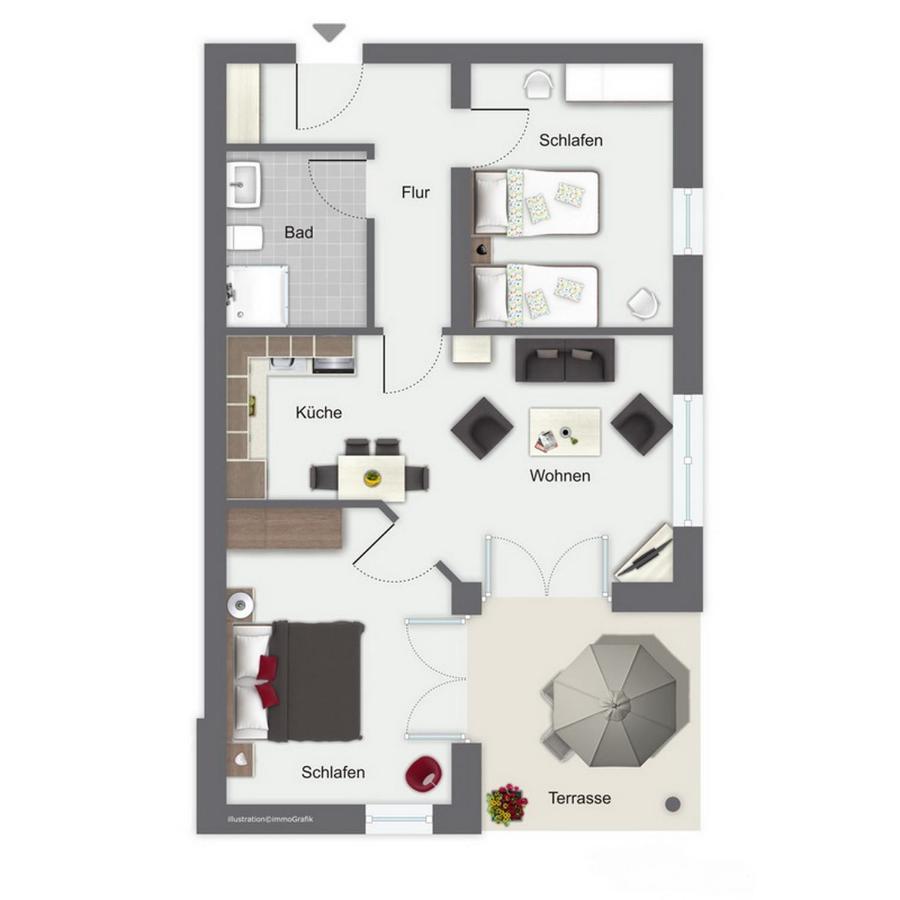 Duenenblick Wohnung 21 Boltenhagen  Dış mekan fotoğraf